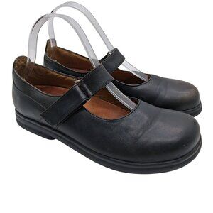 Footprints by Birkenstock Shoes Womens Size 7 Black Mary Jane Leather Comfort 38